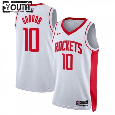 Dres Houston Rockets Eric Gordon 10 Nike 2022-23 Association Edition Bijela Swingman - Dječji